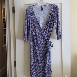 Sera phone maternity wrap dress